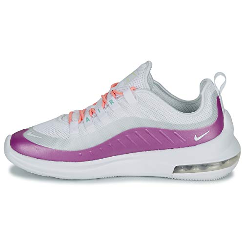 Nike Wmns Air MAX Axis, Zapatillas de Running Mujer, Blanco (White/White/Hyper Violet/Bleached Coral/Lt Aqua 104), 36 EU
