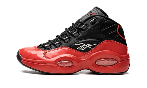 Reebok Question Mid Black/Vector Red 9 D (M)