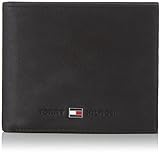 Tommy Hilfiger Johnson Mini CC Wallet, Cartera Hombre^Mujer, Black, OS