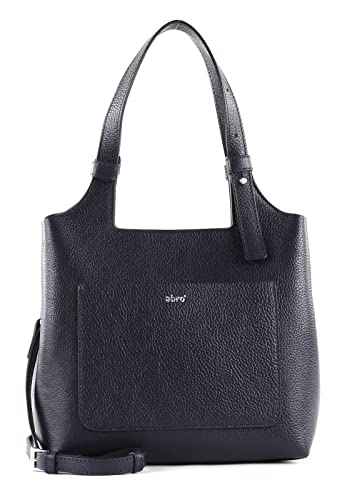ABRO Leather Ariete Gaia Handbag Navy
