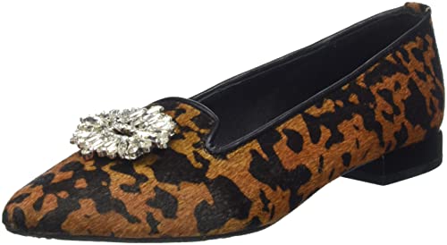 GIOSEPPO DONCOLS, Zapatos Planos Mary Jane Mujer, Leopardo, 40 EU
