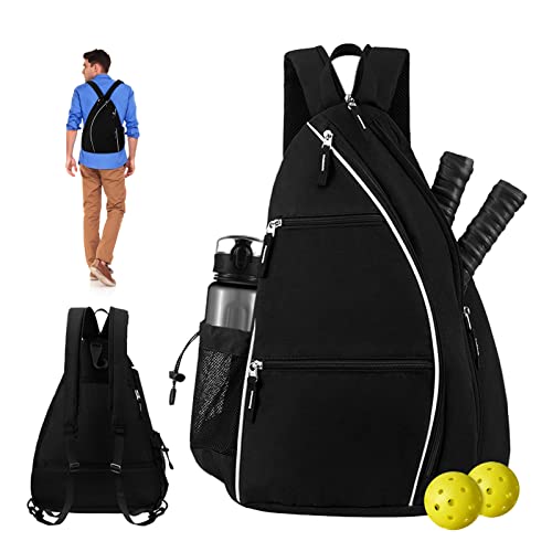 icyant Bolsa de tenis, mochila de tenis de gran capacidad para hombres y mujeres, ligera, impermeable, para raqueta de bádminton, bolsa para raqueta de tenis, con capacidad para 2 raquetas