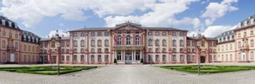 The Poster Corp Panoramic Images – Facade of a castle Castle Bruchsal Bruchsal Baden-Wurttemberg Germany Photo Print (91,44 x 30,48 cm)