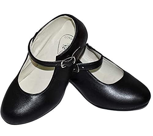 Dysmad Costumizate! Zapatos de Baile Flamenco con Diferentes Tallas Desde niña a Mujer. Precioso Color Negro Talla 35