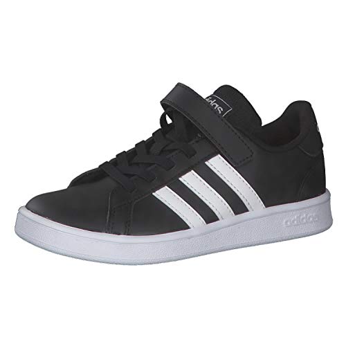 adidas Grand Court C, Sneakers, Negro (Core Black/FTWR White/FTWR White), 28 EU