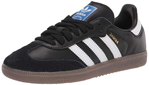 Adidas Samba zapatilla clásica de interior. Zapatilla de fútbol, negro (Negro/Blanco (Black/Running White)), 10 D(M) US
