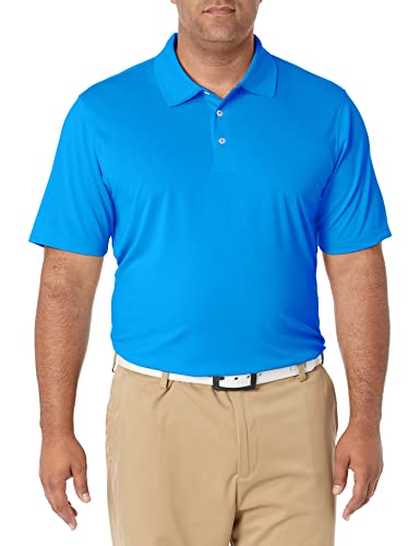 Amazon Essentials Polo de Golf de Secado rápido y Corte Recto (Disponible en Talla Grandes y Largos Especiales) Hombre, Azul Real, M