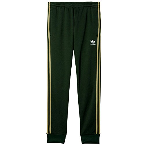 adidas SST Cuffed TP - Pantalón para Hombre, Color Verde/Beige, Talla S