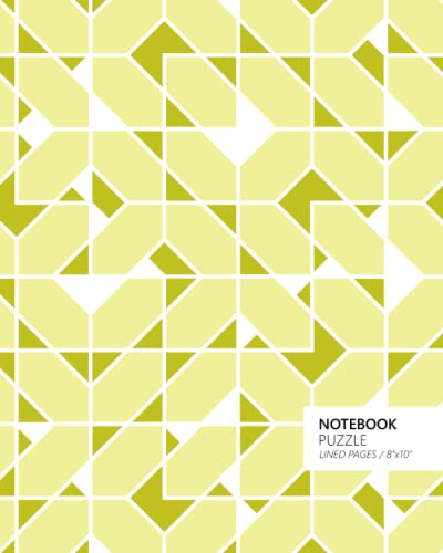 Puzzle Notebook (8x10 Cuaderno) (Yellow)