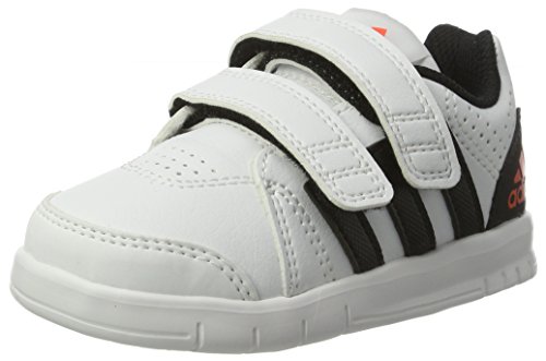 adidas LK Trainer 7 CF I, Zapatos (1-10 Meses) Unisex bebé, Blanco/Negro/Rojo (Ftwbla/Negbas/Rojsol), 23