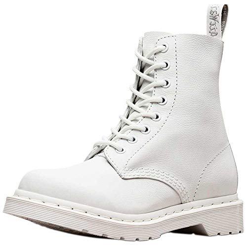 Dr. Martens 1460 Mono Virginia Women Boots White, tamaño de Zapato:40 EU