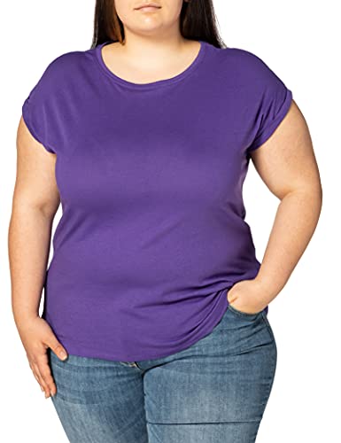 Urban Classics Té de tirantes extendidos para mujer, Camiseta Mujer, Ultraviolet, S