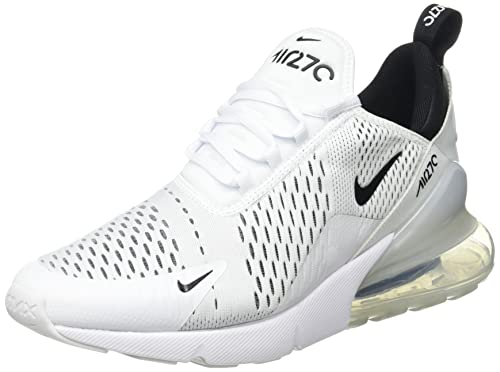 Nike W Air MAX 270, Zapatillas de Deporte Mujer, Blanco (White/Black-White 100), 38 EU