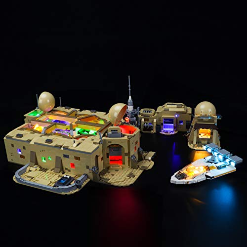 LIGHTAILING Conjunto de Luces (Star Wars Cantina de Mos Eisley) Modelo de Construcción de Bloques - Kit de luz LED Compatible con Lego 75290 (NO Incluido en el Modelo)