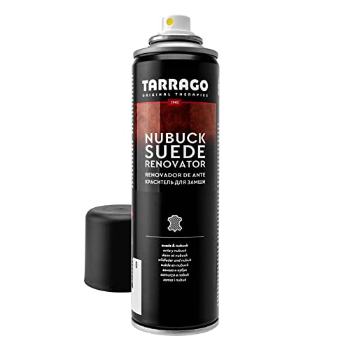 Tarrago Nubuck Suede Renovator 250 ml | Spray Impermeabilizante | Renovador para Zapatos, Bolsos, Textil, Ante y Nubuck | Waterproof - Agua y Lluvia ((00) Incoloro