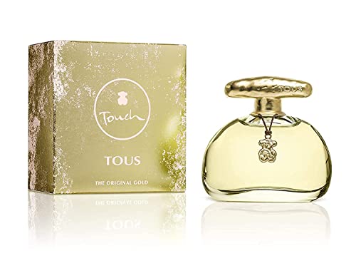 Tous TOUCH The Original Gold, Eau de Toilette para Mujer, Fragancia Floral Afrutada, 100 ml con Vaporizador