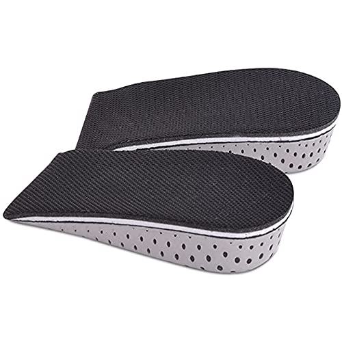 Espuma de la Memoria Respirable Altura Invisible Aumento Zapato Almohadillas Plantillas para Hombres Mujeres, almohadilla para zapatos levantada de 2cm a 5cm (4cm)