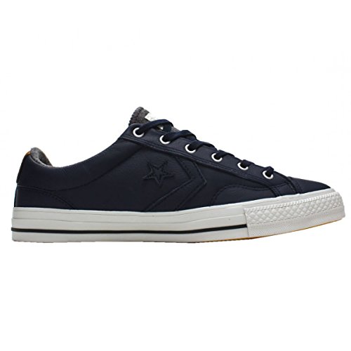 Converse Star Player Obsidian Leather Ox Obsidian Mens Trainers Size 7 UK