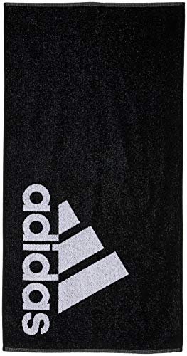 adidas Towel Small Toalla de Playa, Unisex Adulto, Black/White, 1 Plus