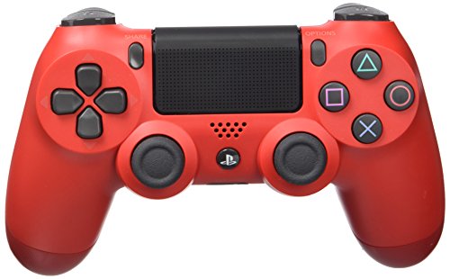 Playstation Sony - Dualshock 4 V2 Mando Inalámbrico, Color Rojo (Magma Red) (PS4)