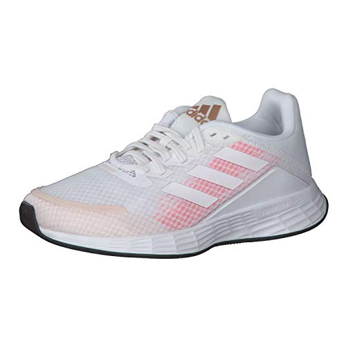 adidas Duramo SL, Sneaker Mujer, White Signal Pink, 38 EU