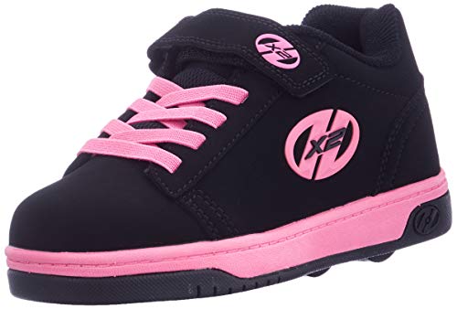 Heelys Dual Up, Zapatillas para niñas, Negro (Black/Pink), 31 EU