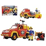 Sam el bombero- Vehículo con Figura, Color Rojo (Simba 9257656)