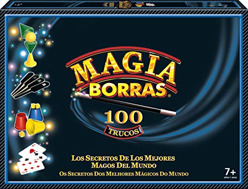 Borras - Magia Borras Clásica 100 Trucos más originales y divertidos , Los aprendices de mago encontrarán un manual con todos los trucos explicados paso a paso , A partir de 7 años (24048)