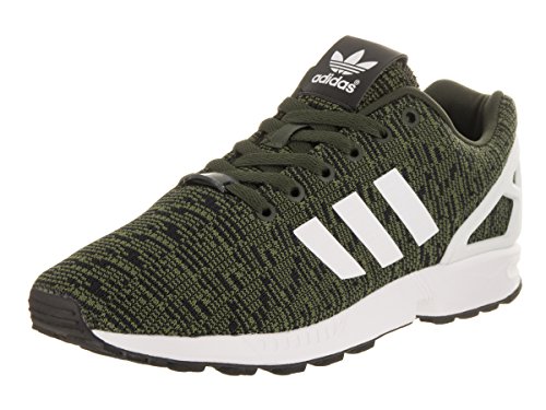 Adidas - ZX Flux - Zapatillas deportivas para hombre, para correr, (Verde/blanco/negro.), 41 EU