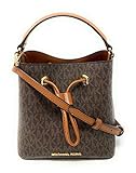 Michael Kors Suri Small Bucket Shoulder Bag (Brown PVC)