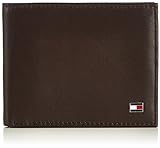 Tommy Hilfiger Eton Mini CC Wallet, Cartera para Hombre, Brown 204, 11x9x2 cm (B x H x T)