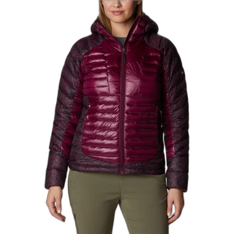 Columbia Laberinto Loop Chaqueta, Marionberry, Ma, Large para Mujer