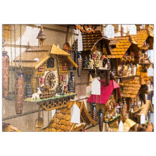 Reloj De Cuco De Época, Titisee Neustadt En La Selva Negra, Alemania - Premium 500 Piezas Puzzles - Colección Especial MyPuzzle de Puzzle Galaxy