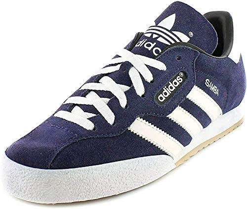 adidas Samba Super Suede, Zapatillas Hombre, Azul Navy Running White Footwear, 43 1/3 EU