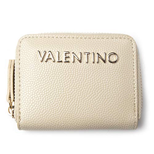 Valentino 1r4-divina, Accesorio de Viaje-Billetera para Mujer, Beige, Talla única