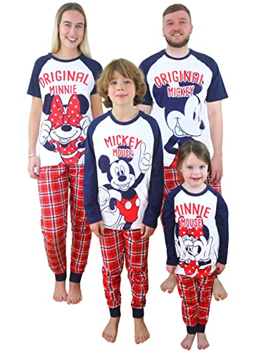 Disney Pijama para Hombre Mickey Mouse Blanco X-Large