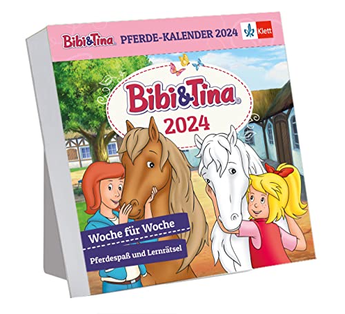 Bibi & Tina: Pferde-Kalender 2024: Woche für Woche Pferdespaß und Lernrätsel, 1./2. Klasse