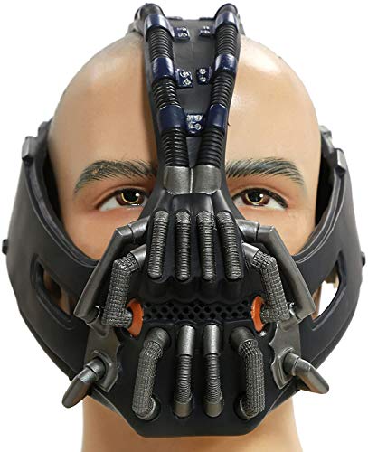 Bane Mask Halloween The Dark Knight Rises - Casco para disfraz de cosplay para hombres adultos