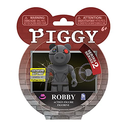 PIGGY - Robby Series 2 Figura de acción de 3.5 Pulgadas (Incluye artículos DLC)
