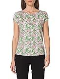 Gerry Weber T-Shirt 1/2 Arm Camiseta, Verde/Morado/Rosa, 40 para Mujer