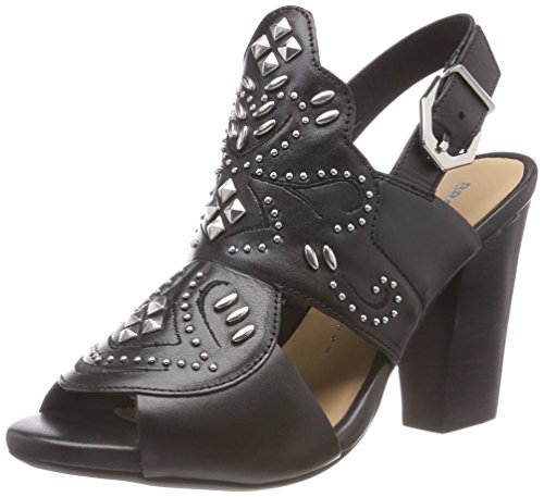 Bronx Bx 1467 BscorpioX, Zapatos con Tira de Tobillo Mujer, Negro 01, 39 EU