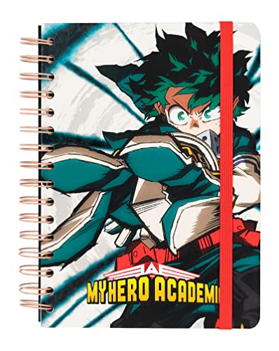 Cuaderno My Hero Academia - Cuaderno A5 - Cuaderno punteado | Bullet Journal - Cuaderno de notas - Bloc de notas A5 - Licencia oficial