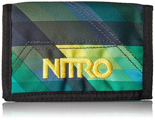 Nitro Snowboards Wallet, Monedero 14 cm, Geo Green